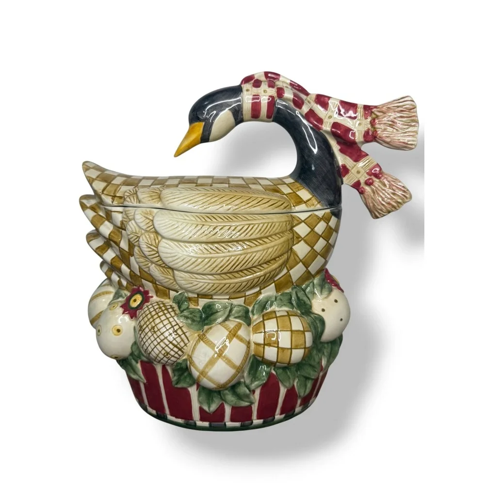 Sakura Debbie Mumm 12 Days of Christmas Cookie Jar 